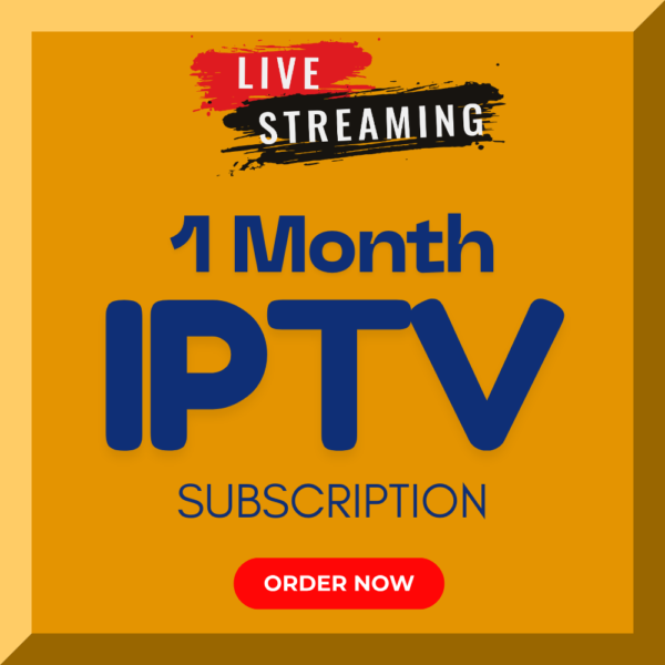 1 Month IPTV Subscription
